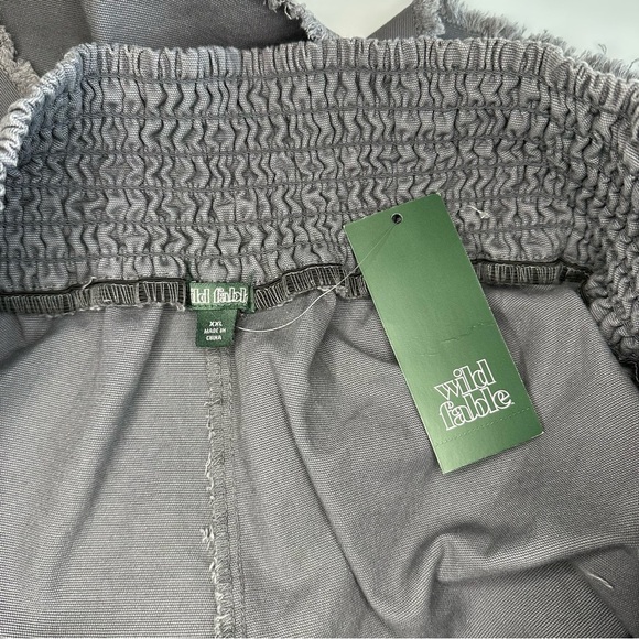 NWT Wild Fable Women’s XL Dark Gray High-Rise Elastic Waist Shorts - Picture 3 of 5